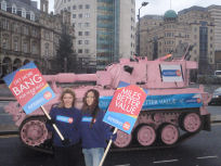 Junction 32 Pink Limo Hire, Shopping Centre Promotion